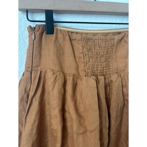 DISSH Gia Tangerine Linen Strapless Maxi Dress - Picture 5 of 7